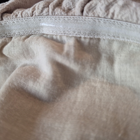 Indikah Cream Off-Shoulder Ruffled Midi Sundress Sizr 12 - Picture 13 of 16